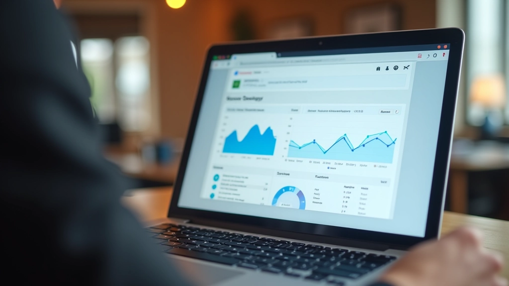 Detailed view of SEO analytics dashboard showing category page performance metrics