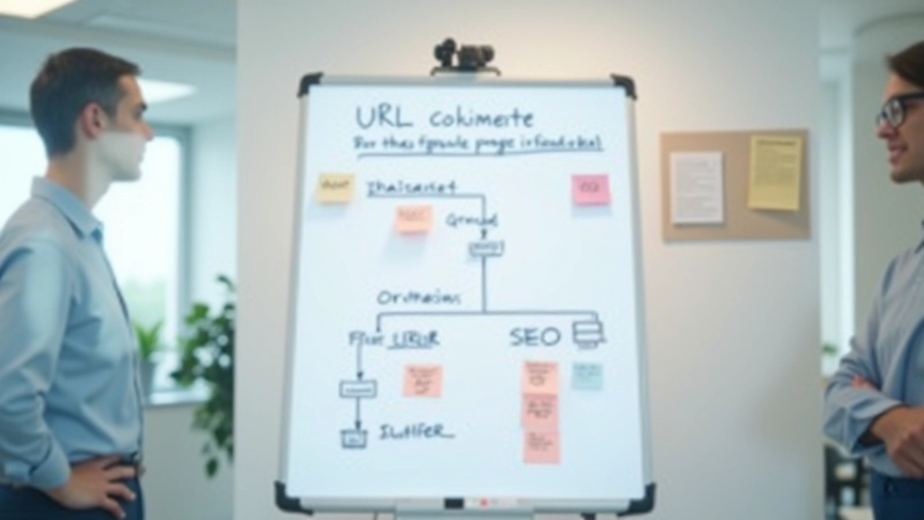 Whiteboard diagram showing URL parameter combinations and crawl budget allocation across filter pages